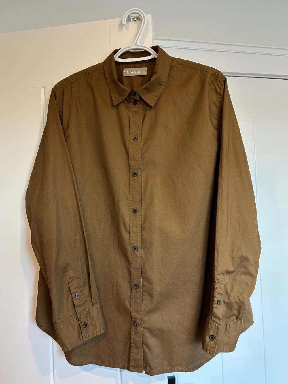 Everlane 100% Cotton button down, size 14